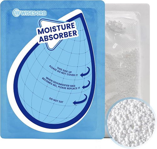 100 Gram 10 Packs Moisture Absorbers, Dehumidifier Bags by Wisesorb