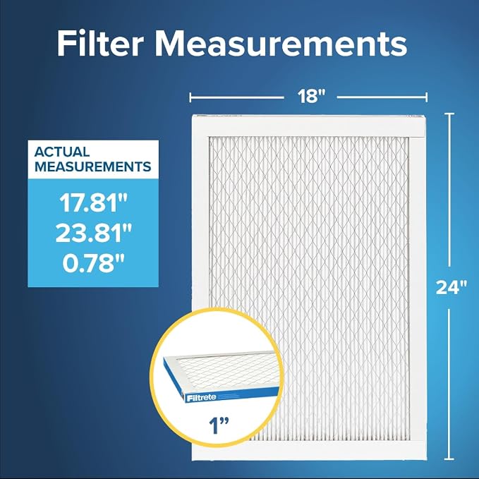 Filtrete 18x24x1 AC Furnace Air Filter, MERV 13, MPR 1900, Premium Allergen - Image 2