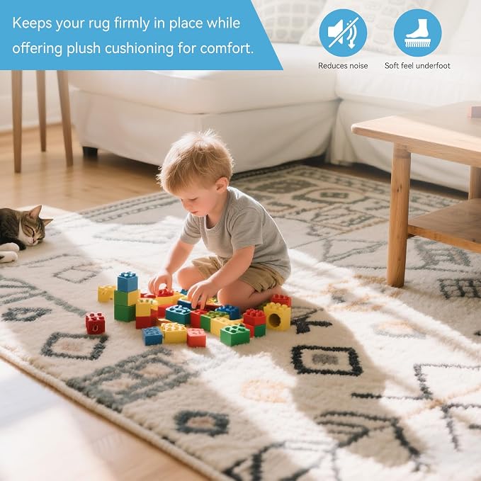 Warmstar 10x14 FT Non Slip Rug Pad, 100% Waterproof Felt Rug Pad - Image 2