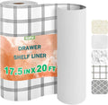 OcePor Non-Adhesive Drawer and Shelf Liner 17.5IN x 20FT，Non Slip Cabinet and by OcePor