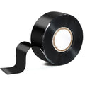 Self Fusing Silicone Tape 1 in x 16.4' Black Waterproof Rubber Leak Proof by PackYard