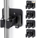Stainless Steel Broom Holder, Heavy Duty, Rust Resistant, 4 Gripper Positions by Unknown