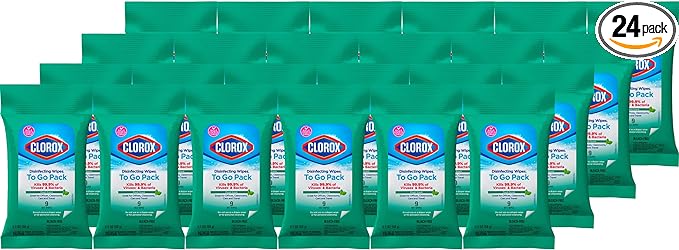 Clorox Disinfecting On The Go Travel Wipes, Fresh Scent by Clorox