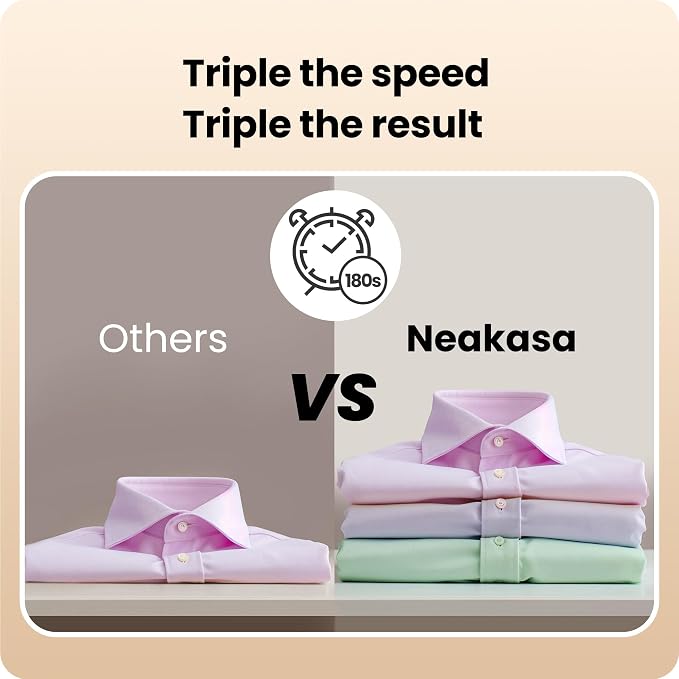 Neakasa Magic 1 Vacuum Steamer, Handheld Travel Garment Steamer - Image 4