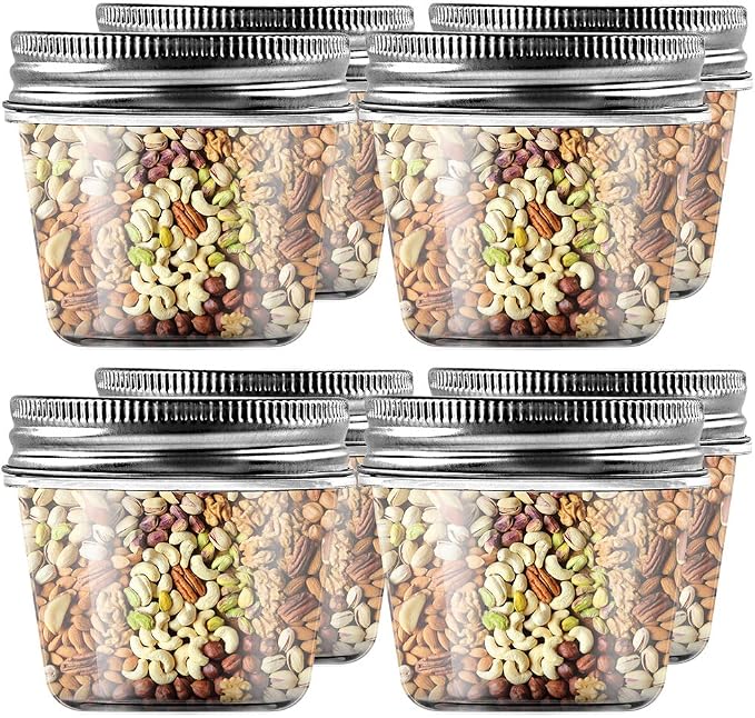 novelinks 4 Ounce Clear Plastic Jars Containers - Image 7
