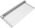 Surpahs Over Sink Foldable Multipurpose Roll-Up Dish Drying Rack, Silicone by Surpahs