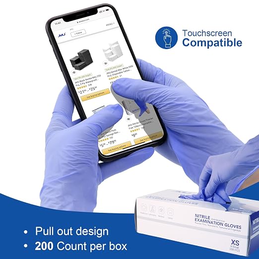 JMU Nitrile Gloves Large Bulk 4000 Count, 3.5 Mil Disposable Gloves Latex-Free - Image 6