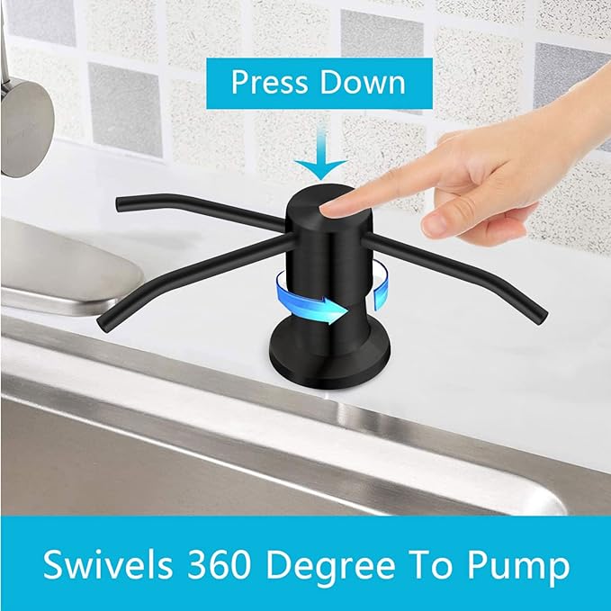 Soap Dispenser for Kitchen Sink, Kichen Sink Soap Dispenser, Under Sink Soap - Image 2