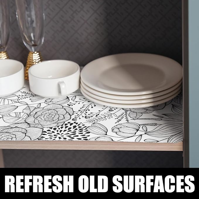 Shelf and Drawer Liner for Kitchen Cabinets, Non-Adhesive and Strong Non-Slip - Image 2
