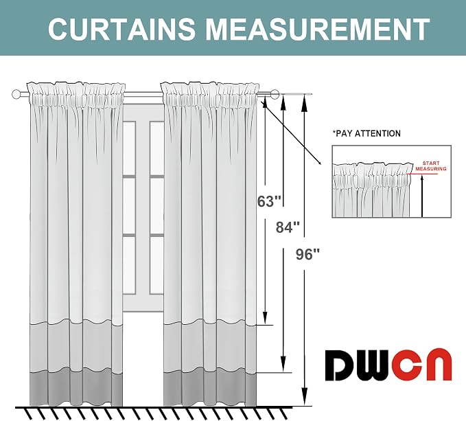 DWCN Navy Blue Blackout Curtains - Image 8