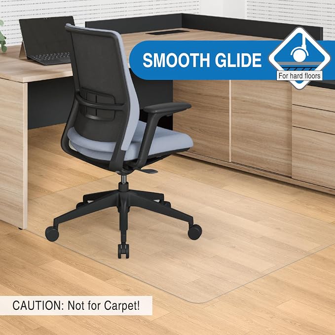 Clear Chair Mat, Anti-Slip Desk Mat - Image 4