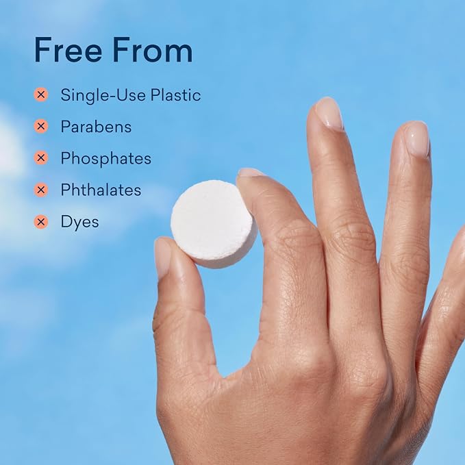 BLUELAND Foaming Hand Soap Refill Tablets, Iris Agave Scent, Eco Friendly - Image 8