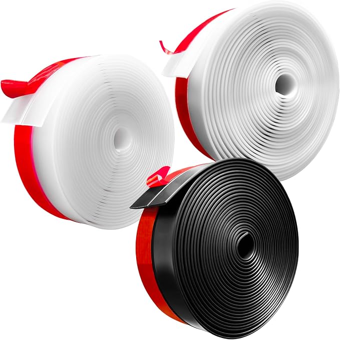 Silicone Weather Stripping, 3 inch x 20 Ft Door Draft Stopper, Windows Seal - Image 7