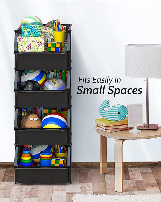Skywin TidyFriend Plastic Stackable Storage Bins - Image 5