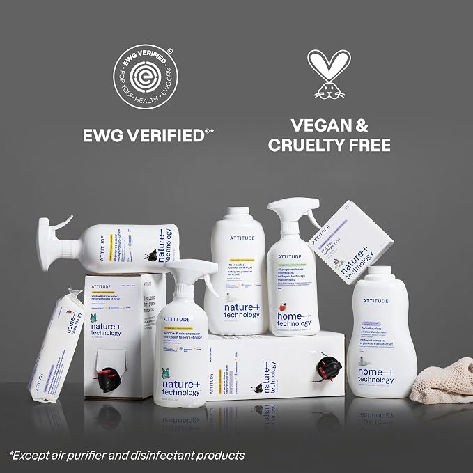 ATTITUDE Floor Cleaner, EWG Verified, Streak-Free, Vegan & Plant-Based - Image 6