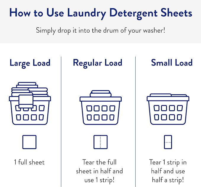 The Clean People Fragrance Free Laundry Detergent Sheets - Image 3