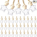 BBTO 50 Pcs Hanging Car Air Freshener Car Diffuser Bottles Empty Glass Perfume by BBTO