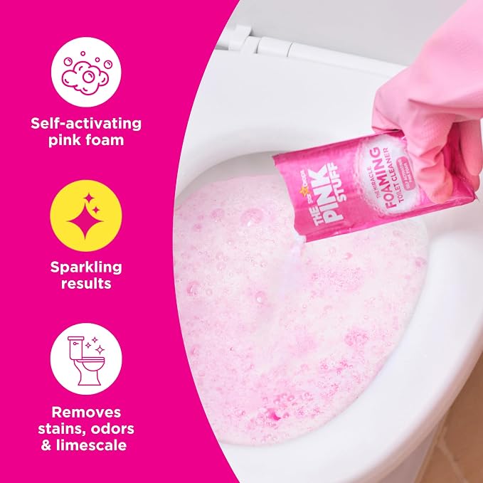 Stardrops The Pink Stuff Miracle Power Foaming Toilet Cleaner – Self-Activating - Image 3