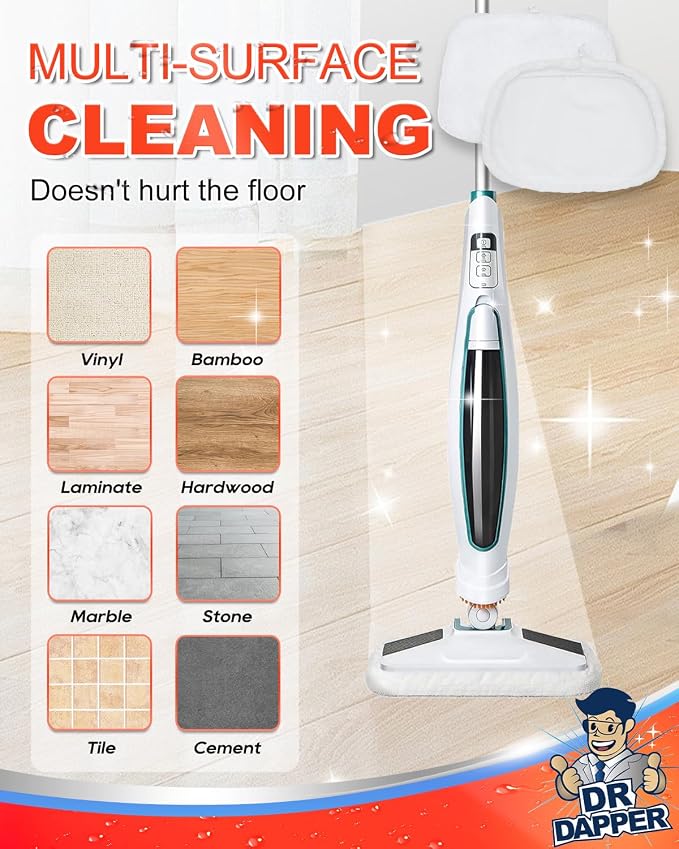 DR DAPPER 6 Pack SMP01 Steam Mop Pads Compatible - Image 7