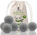 RAYTRADE Wool Dryer Balls 6-Pack 100% Made of Organic New Zealand Wool Reduces by IncredibleRayTrade
