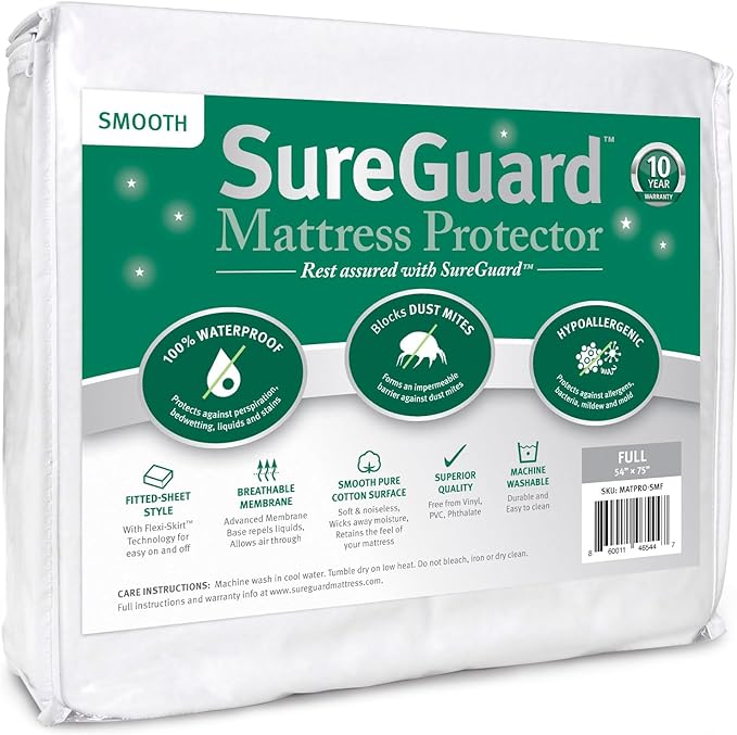 SureGuard Full Size Mattress Protector by SureGuardMattressProtectors
