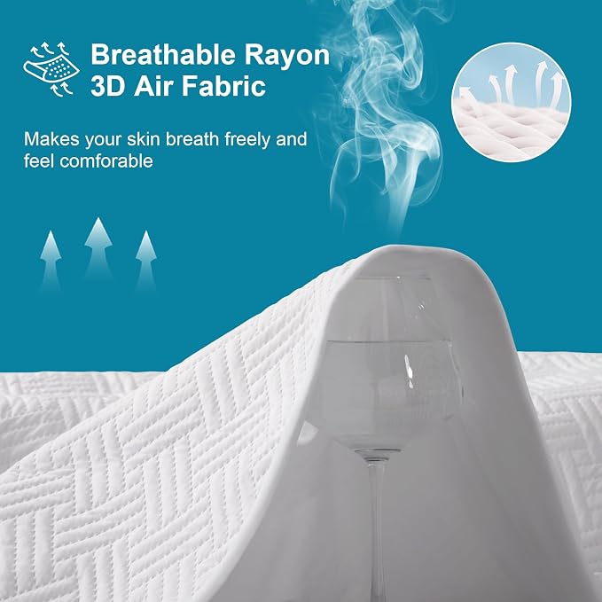 Waterproof Mattress Protector Twin Size - Image 5
