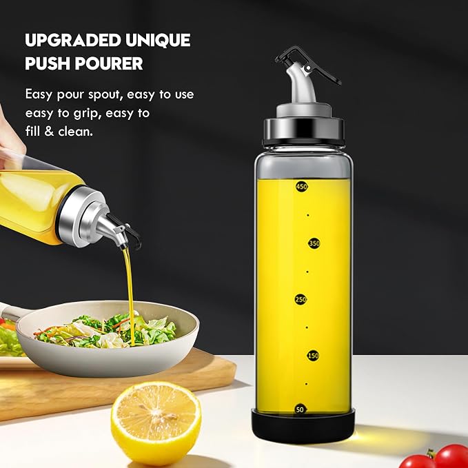 Glass Olive Oil Dispenser Bottle - Image 6