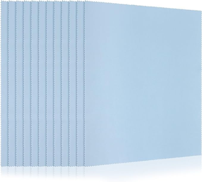 Frienda 12 Pack Large Microfiber Glass Cleaning Cloths 12 x 12 Inch Oversized by Frienda