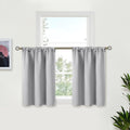 BGment Light Grey Short Curtains 36 Inches Length by BGment