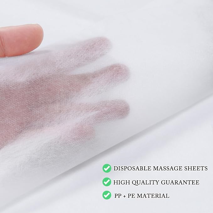 Disposable Bed Sheets 200 Pcs 31" x 71" Massage Table Sheets Non Woven Fabric - Image 6