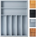 Silverware Organizer, 12.5 Inch Utensil Organizer Kitchen Drawer Organizer by Sunbreath