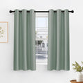 PONY DANCE Sage Green Blackout Curtains by PONYDANCE