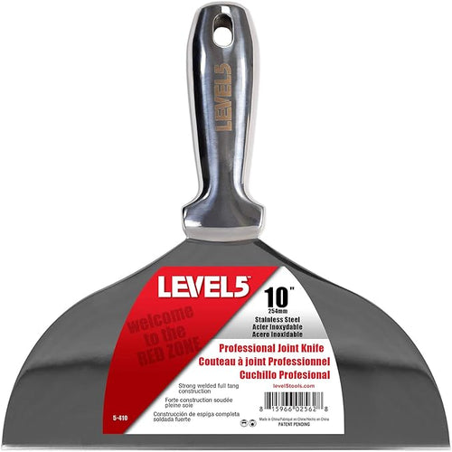 10" All Stainless Steel Joint Knife by LEVEL5Tools
