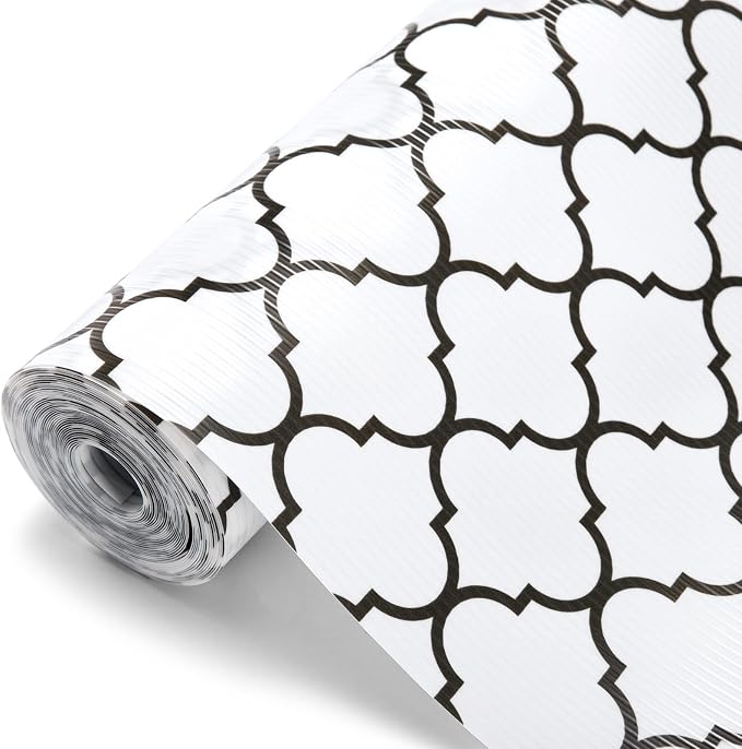 Glotoch Non Slip Shelf Liner 24 Inch Wide, Non Adhesive Drawer Liner, by GlotochExpress