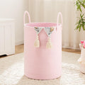 Laundry Basket, Woven Cotton Rope Laundry Hamper, 80L by Artfeel