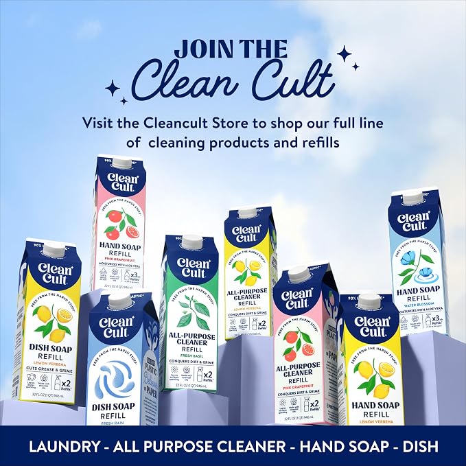 Cleancult - Liquid Hand Soap Refills - Sea Minerals - Gentle On Sensitive Skin - Image 8
