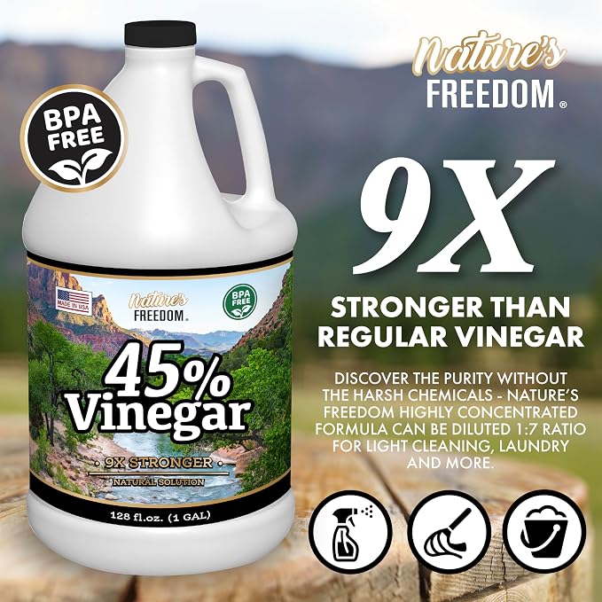 4 Gallons Extra Strength Vinegar 45% - Image 2