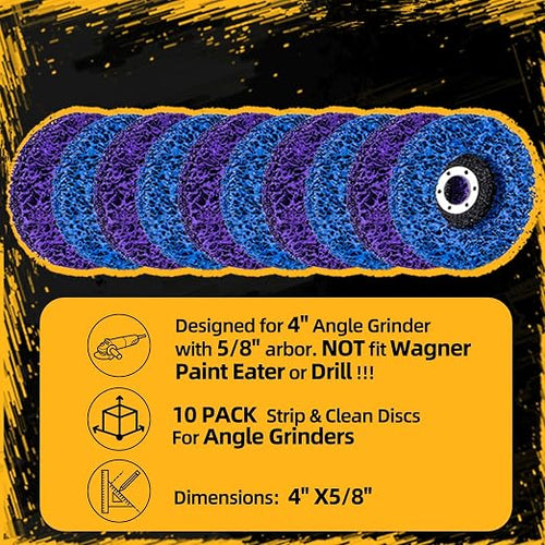 10 Pack Strip Discs Stripping Wheel 4 inch - Image 2