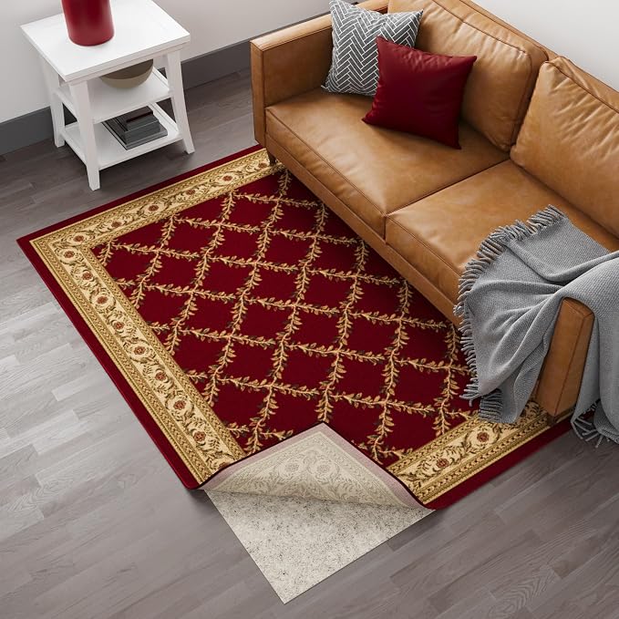 Ottomanson 7'8" x 11' Non-Slip Rug Pad Gripper 1/12 Inch Ultra Thin Dual - Image 9