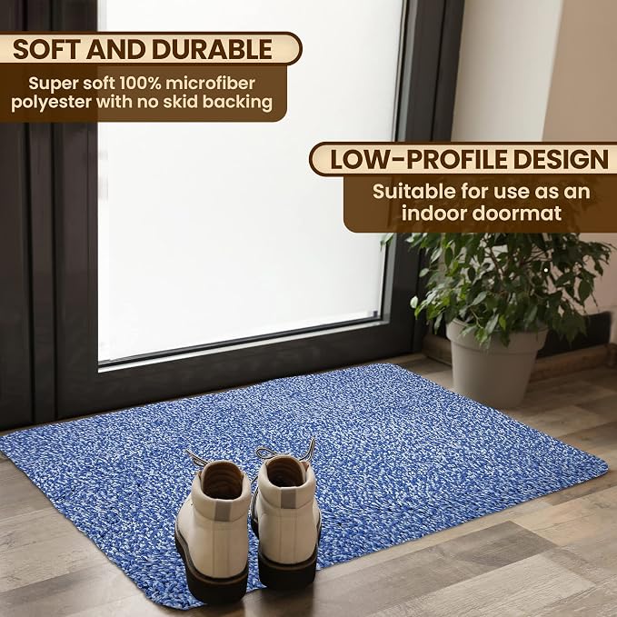 Premium Microfiber Indoor Door Mat – 36"x72" Washable Entry Mat, Waterproof - Image 3