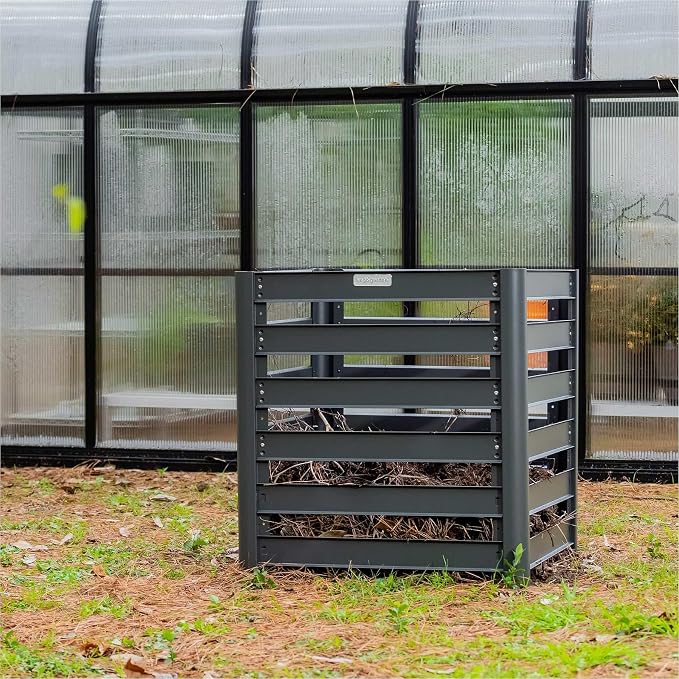 Vego Garden 32" Tall Modular Compost Bin 60" x 30" x 32" - Image 7