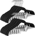 HOUSE DAY Velvet Skirt Hangers 36 Pack, Space Saving Slim Shorts Hanger by HOUSEDAY