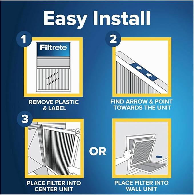 Filtrete 25x25x1 AC Furnace Air Filter, MERV 11, MPR 1000, Micro Allergen - Image 3