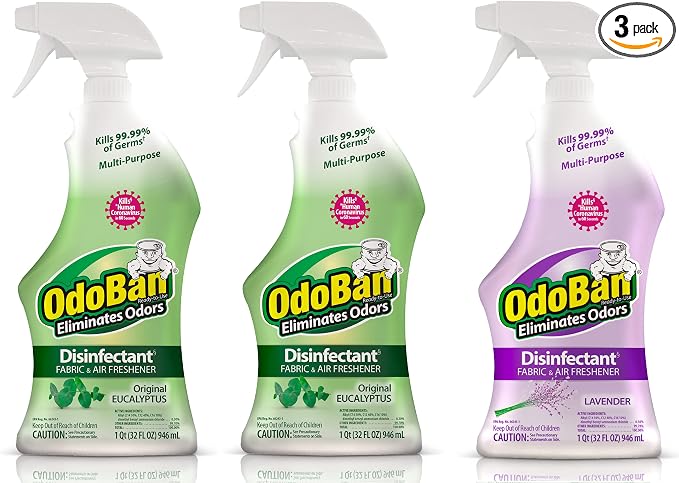 OdoBan Ready-to-Use Disinfectant and Odor Eliminator, Made in the USA, Original by OdoBan
