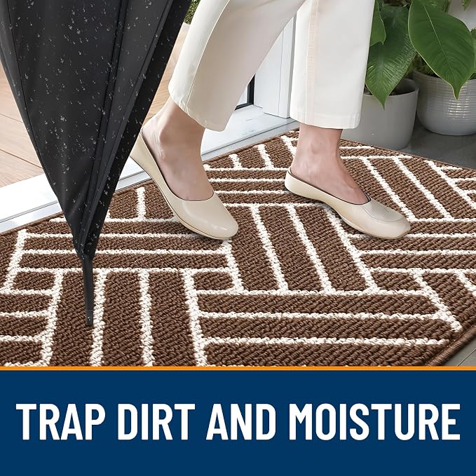 OLANLY Indoor Door Mat, 36x24 Inch, Dirt Resistant and Absorbent, Non-Slip - Image 2
