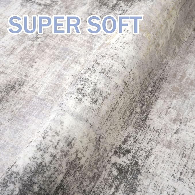 IOHOUZE Abstract Runner Rug 3x20 Ft Extra Long Washable Runners - Image 7