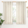 YoungsTex Linen Curtains 45 Inch Length by YoungsTex