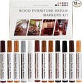 New Upgrade Furniture Pens for Touch Up, 12 Colors Wood Scratch Repair Markers by SEISSO