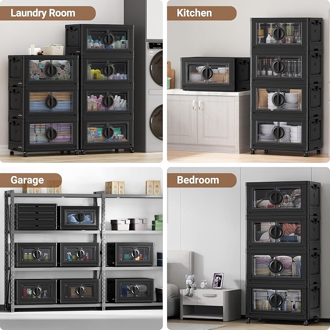 BROVIEW 360Qt Lockable Stackable Storage Bins - Image 7