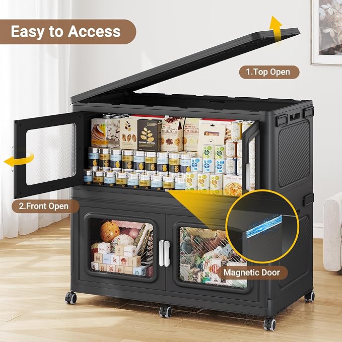 BROVIEW 1200 Qt Stackable Storage Bin - Image 5